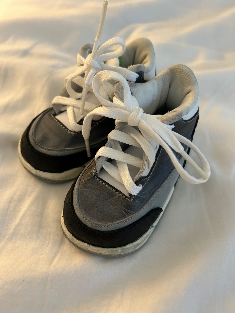 Jordan Kids Black and Gray Sneakers